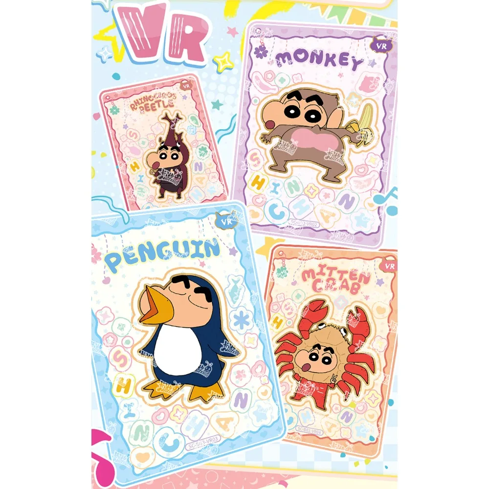 KAYOU véritable Crayon Shin Chan Anime Collection carte personnage populaire Kazama Tōru Suotome Ai Fans comme carte créative cadeaux jouet