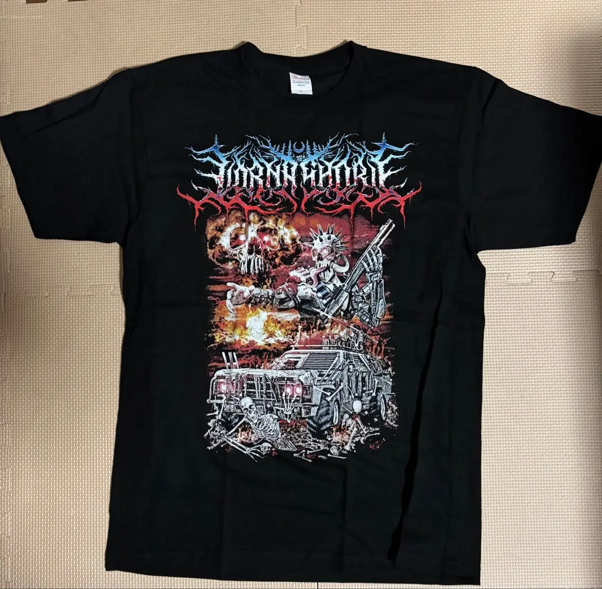 تي شيرت Rock Band LORNA SHORE Rona Coast Band Gothic Metal Core Dark Rock American فضفاض مطبوع من القطن الخالص مقاس كبير #3