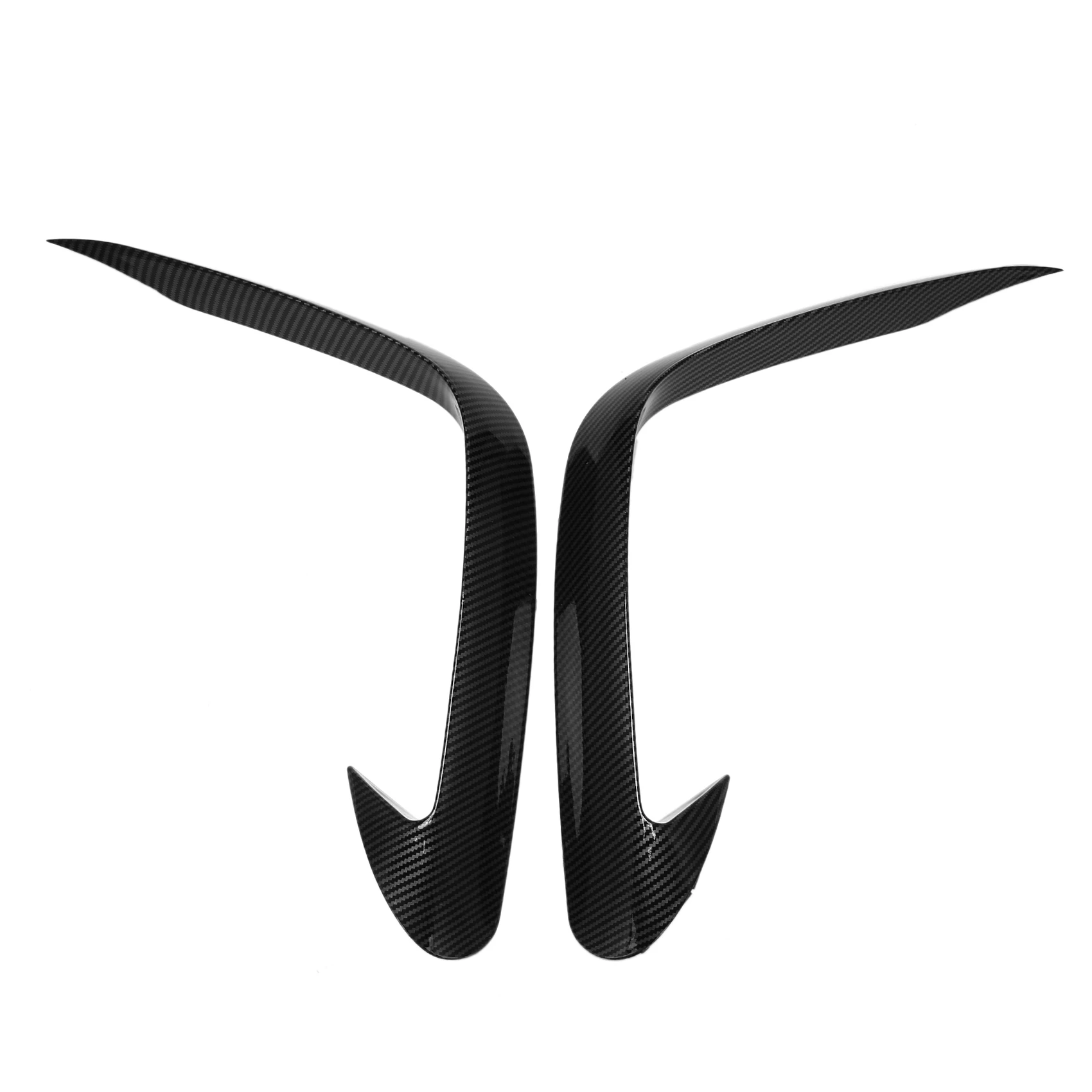 Per Hyundai Tucson NX4 2020 2021 Anteriore Fendinebbia Copertura Della Lampada Trim Paraurti Stampaggio Contorno Sopracciglio Palpebra In Fibra di CarbonioJAS