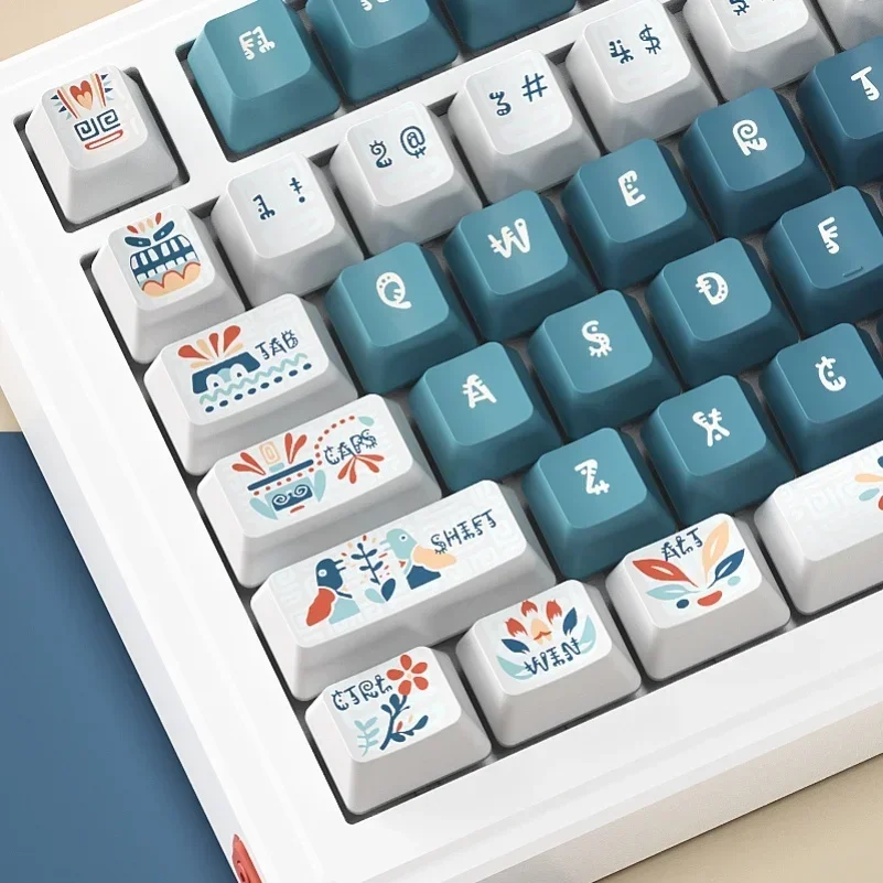 

Tribal Impression Keycap Theme PBT Sublimation Original Highly Cute Girls Boys Mechanical Keyboard Cross Hat