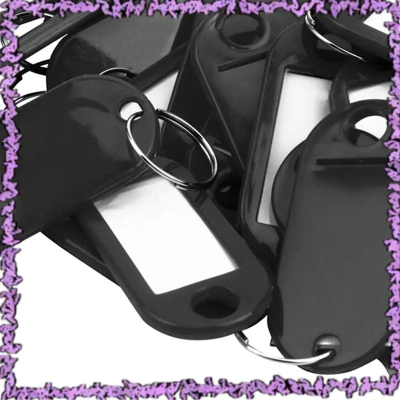 

SCLL-Key Ring Tags(600Pcs Black)