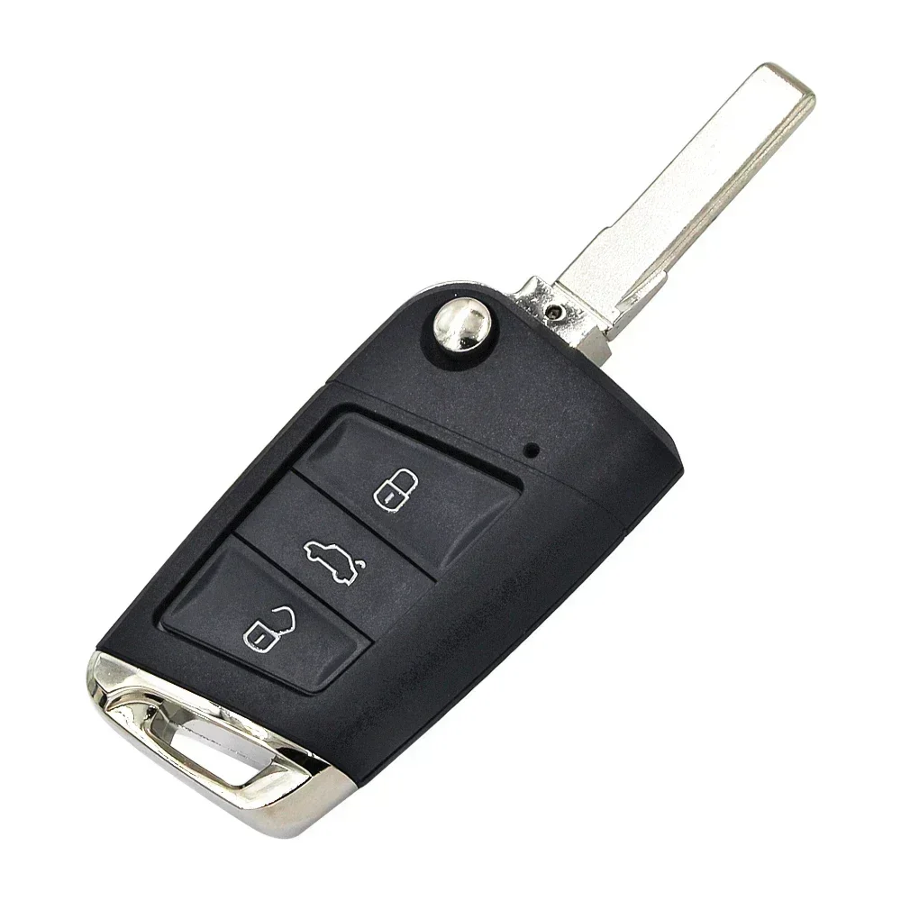 Ecusells الوجه مفتاح بعيد قذيفة الحال بالنسبة ل V-W ل V-olkswagen Tiguan A7 MQB جولف السابع Golf7 جولف MK7 لسكودا اوكتافيا HU66 HAA #5