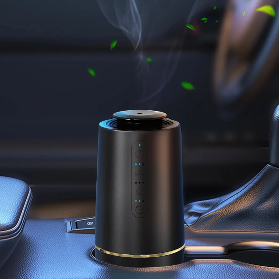 Portable Rechargeable Car Air Freshener Sprayer Smart Essential Oil Aroma Diffuser Home Flavoring Small Car Diffuser