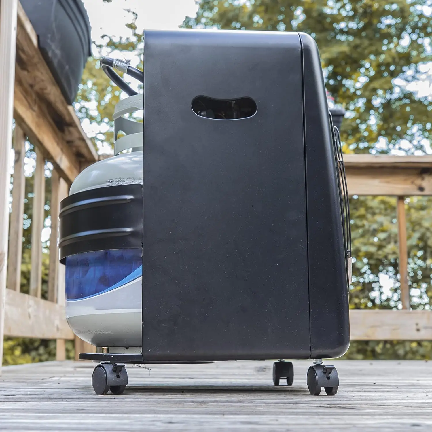 MH18CH Radiant Cabinet LP Heater,Black