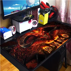 Tapete mouse personalizado para jogos, tapete diablo 2, mousepad para jogos de mesa 400x900, tapete para jogos, conjunto de teclado