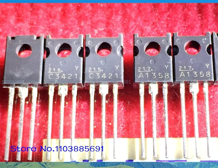 2 unids/lote = un par 2SA1358 2SC3421 A1358-Y C3421-Y