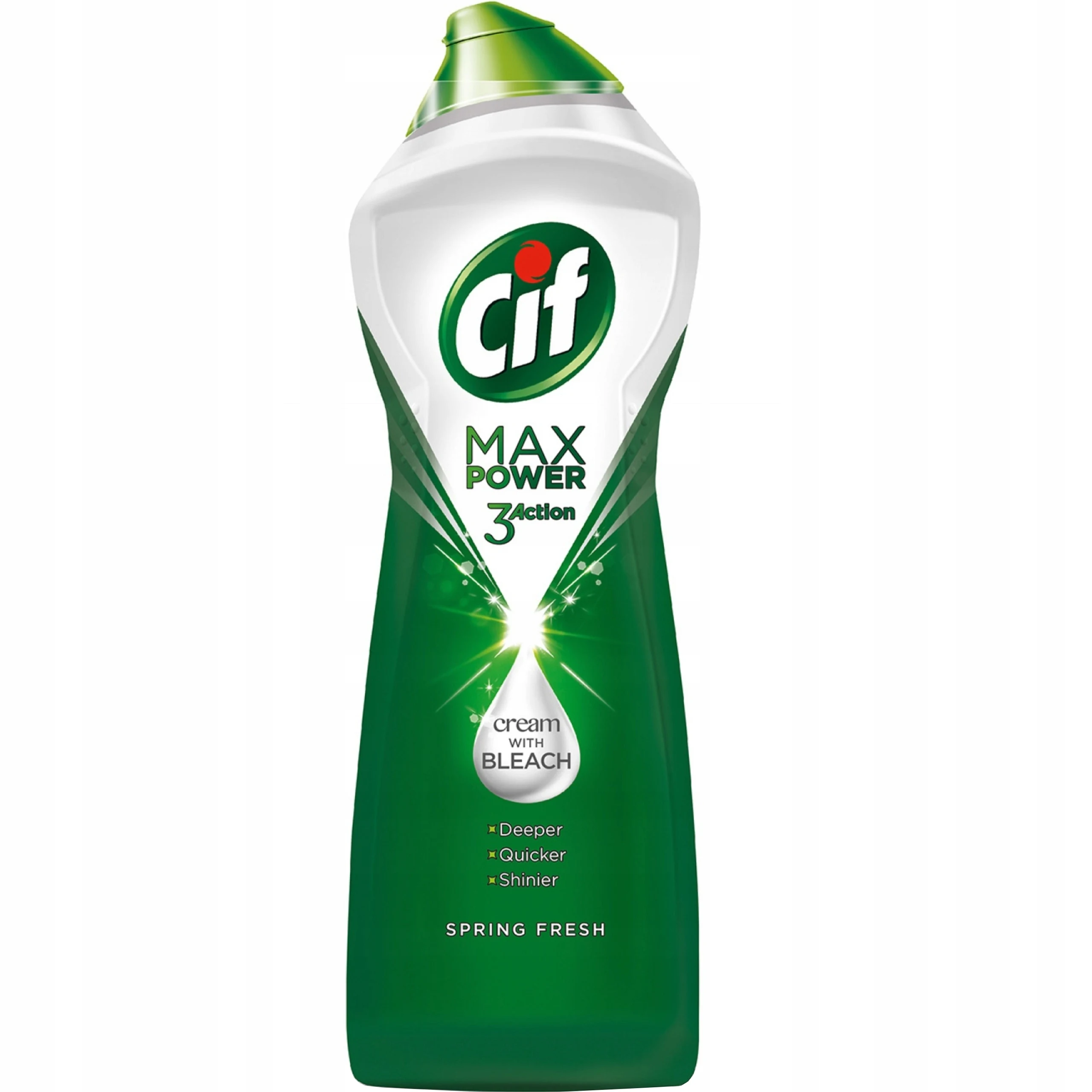 Leche limpiadora CIF con lejía fresca de primavera
