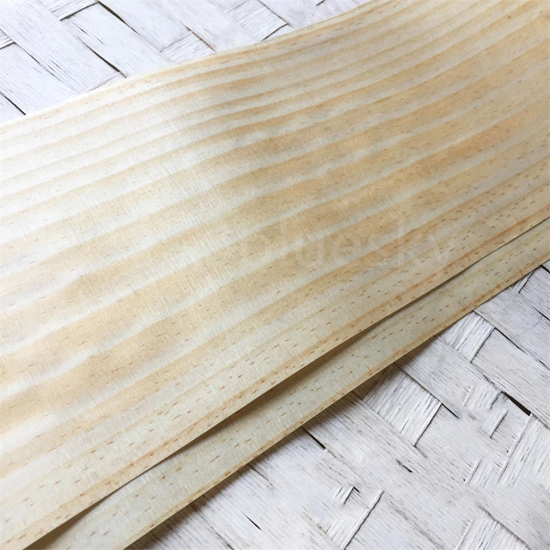 

Natural Radiata Pine Wood Veneer for Furniture - about 18cm x 2.5m, 0.2mm Thick, Q/C