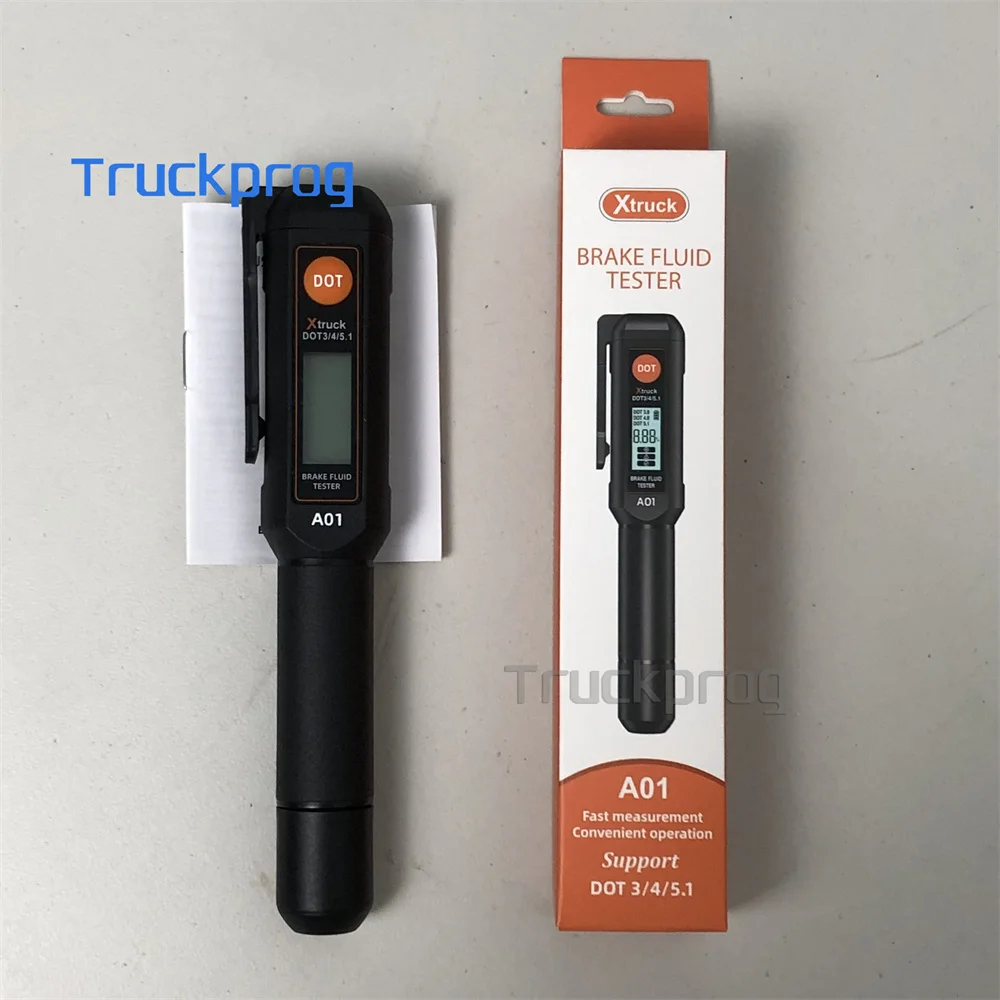 جهاز اختبار سائل الفرامل Xtruck AO1 يستخدم للكشف عن رطوبة سائل الفرامل وعرض ذكي قلم فحص تشخيص السيارة #4