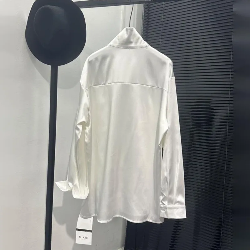 WVGA Spring New Men's Fashionable Design Heavy Embroidery Trendy Long Sleeve Shirt Niche Chic Casual Stand-Up Collar Tops W23151