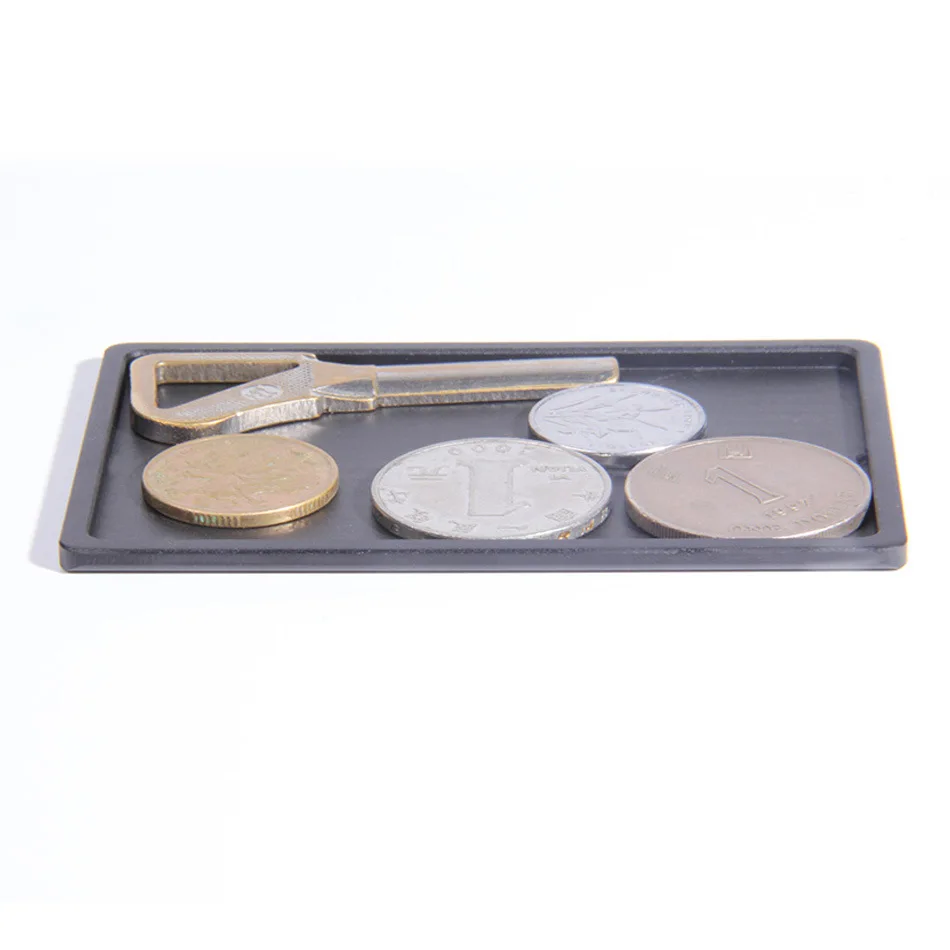 coin key tray storage organizer for Card Holder Rfid Aluminum Case Metal Wallet Men Slim Business Cardholder Cash image 5