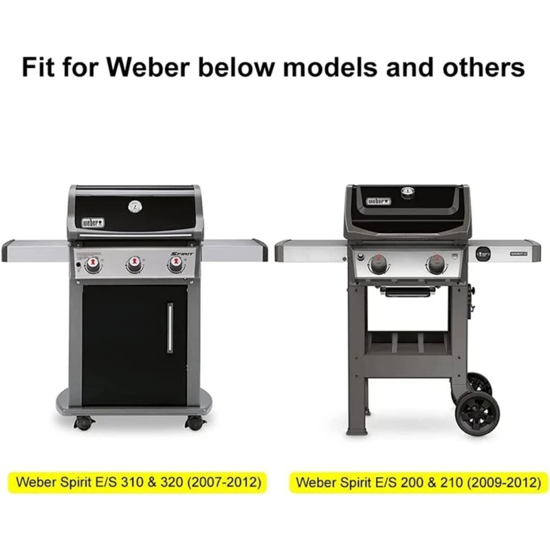 طقم إشعال فعال بديل طقم ولاعة الشواء مع لوحة تحكم جانبية مادة معدنية لشوايات الغاز E310 E210