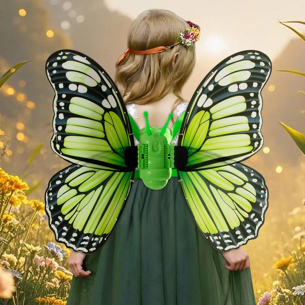 Creative Party Performance Props Electric Butterfly Wings Spring Animal Insect Back Decoration Party Halloween Props