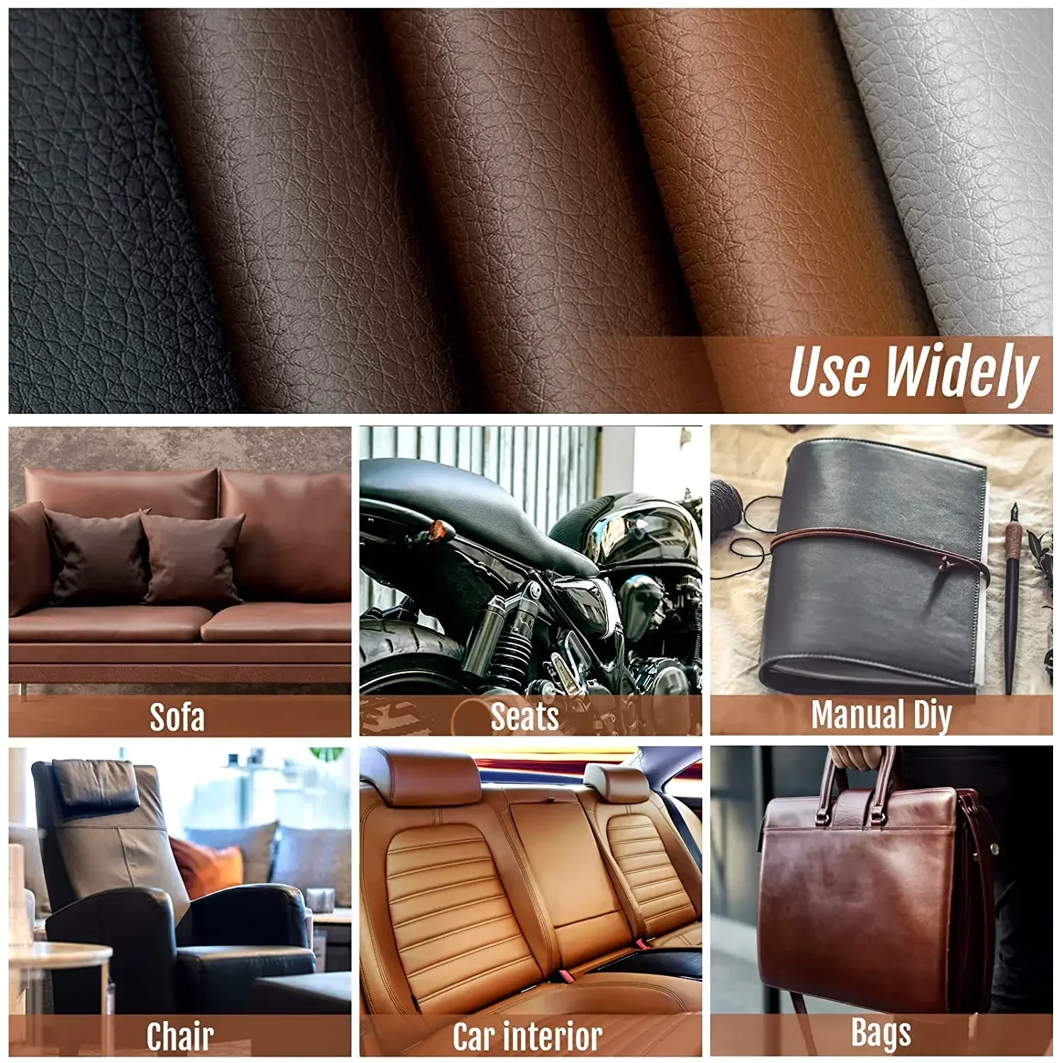 Self-adhesive Leather Repair Tape for Sofa Car Seat Handbag Jacket Furniture Shoe First Aid Patch Leather Patch DIY Leather