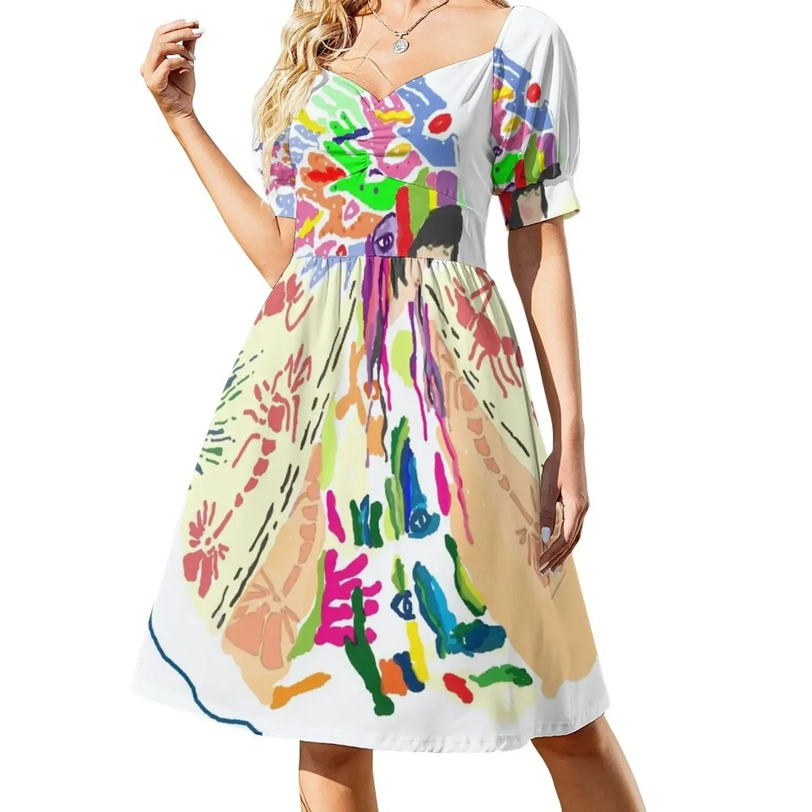 

KAREN O - Fanart Short-Sleeved Dress women formal occasion dresses sexy dress for women elegant dresses for women Dress