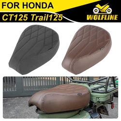 WOLFLINE Solo Seat Cushion Front Saddle Pad for Honda Huntercub CT125 Trail125 2020-2025 2021 2022 2023 2024