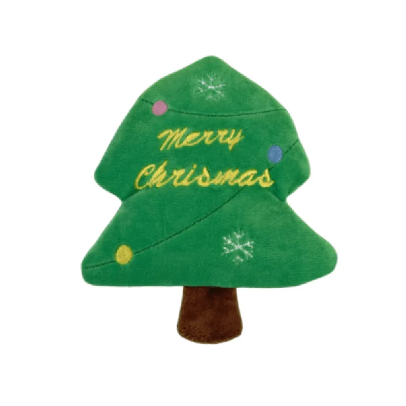 Schattige pluche portemonnee cartoon kerstboom muntzak rits portemonnee USB bedrade headset mini sleuteltas kinderverjaardagscadeau