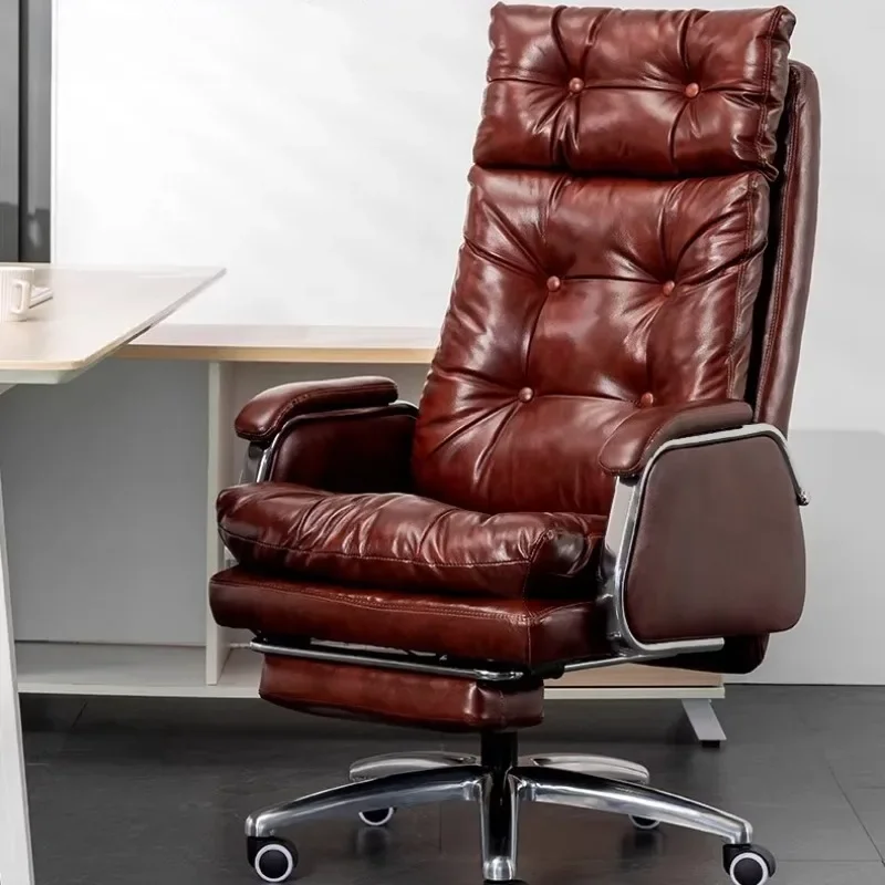 

Вращающееся кресло с акцентом, современное кожаное сидение, удобный диван, массажный домашний компьютер, эстетическое расслабляющее кресло, офисная мебель