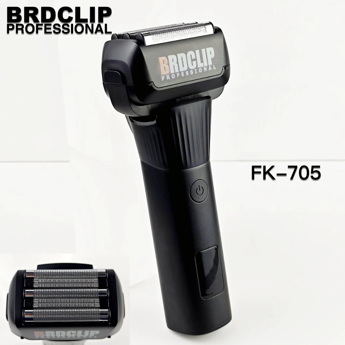 Reciprocating Shaver Men's Home 5-Knife Mesh Whitener LCD Digital Display Beard Trimmer Haircut Machine BRDCLIP FK705