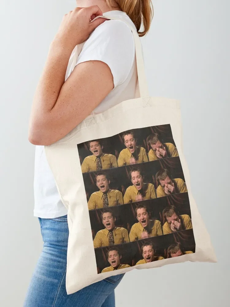 elijah wood laughing Tote Bag bags for women Women's tote bag Tote Bag