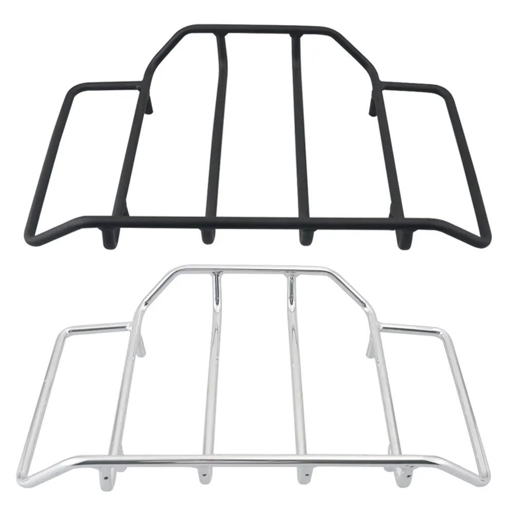 Motorcycle Part Tour Pack Pack Luggage Top Rack Bracket Black For Harley Touring Road King Street Glide FLHR FLHX FLHT FLHTCU