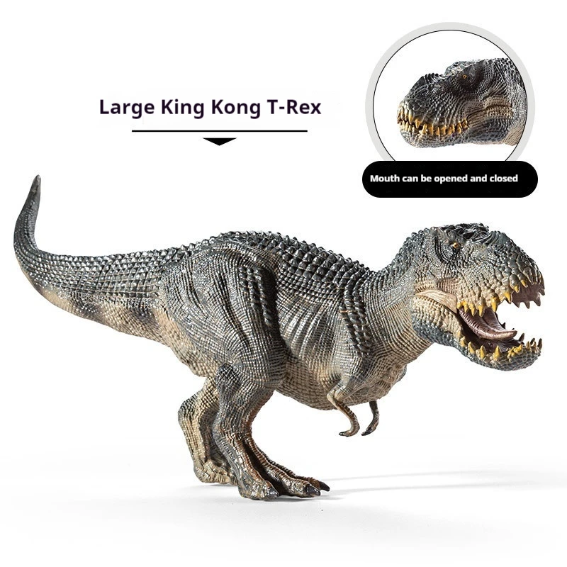 Large Size Tyrannosaurus Rex Figurine Solid Plastic Material Simulated Dinosaur Model Desktop Ornament Collection Kid Toy Gifts