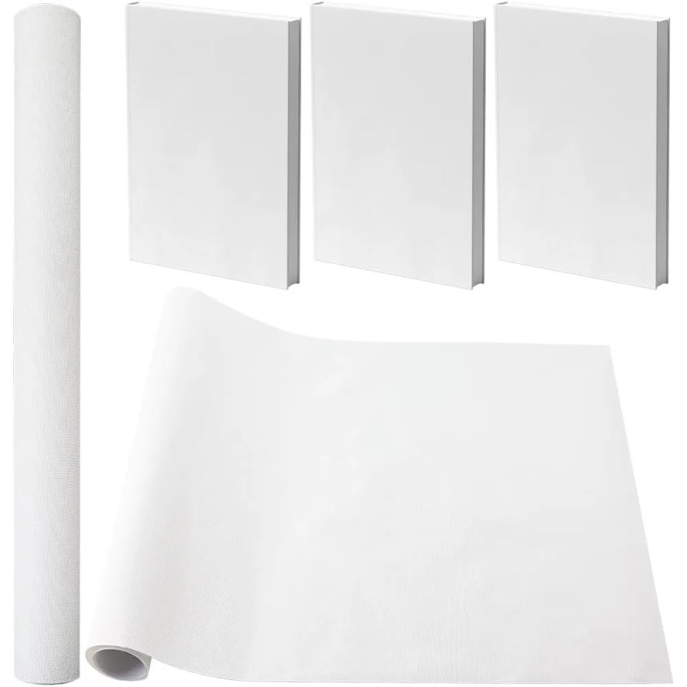 White Book Cloth for Books Binding Fabric Surface Paper Backed 35 x 17 Inch Bookcover Protector Bookbinding Supplies Bookcloth
