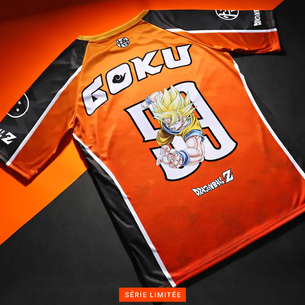 Japanese Dragon Ball Goku 3D Printed Football Jersey Men Breathable Quick Drying Short Sleeved T-shirt Family Matching Clothing