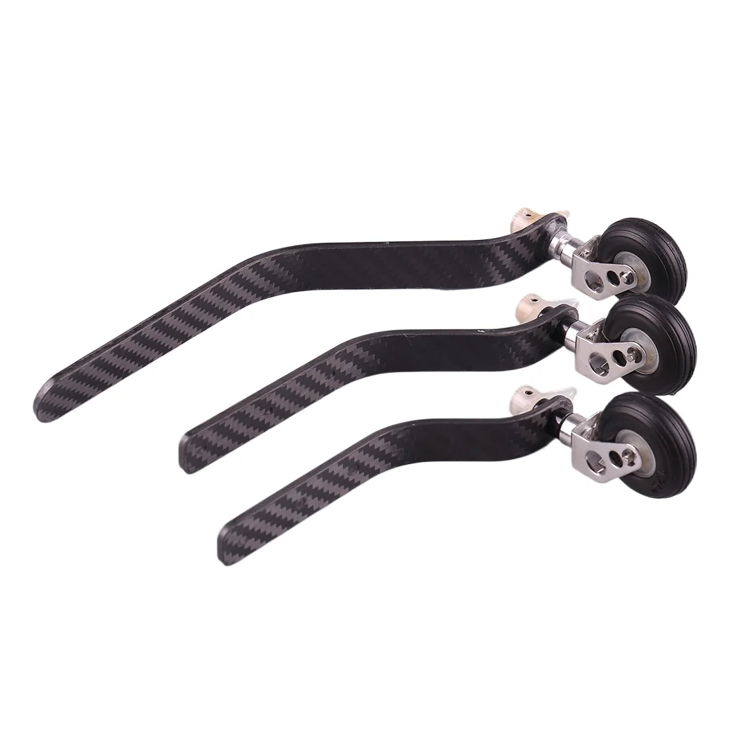 Ensemble de roue arrière en Fiber de carbone 26CC-100CC, pour avion RC à gaz FPV, train d'atterrissage Durable