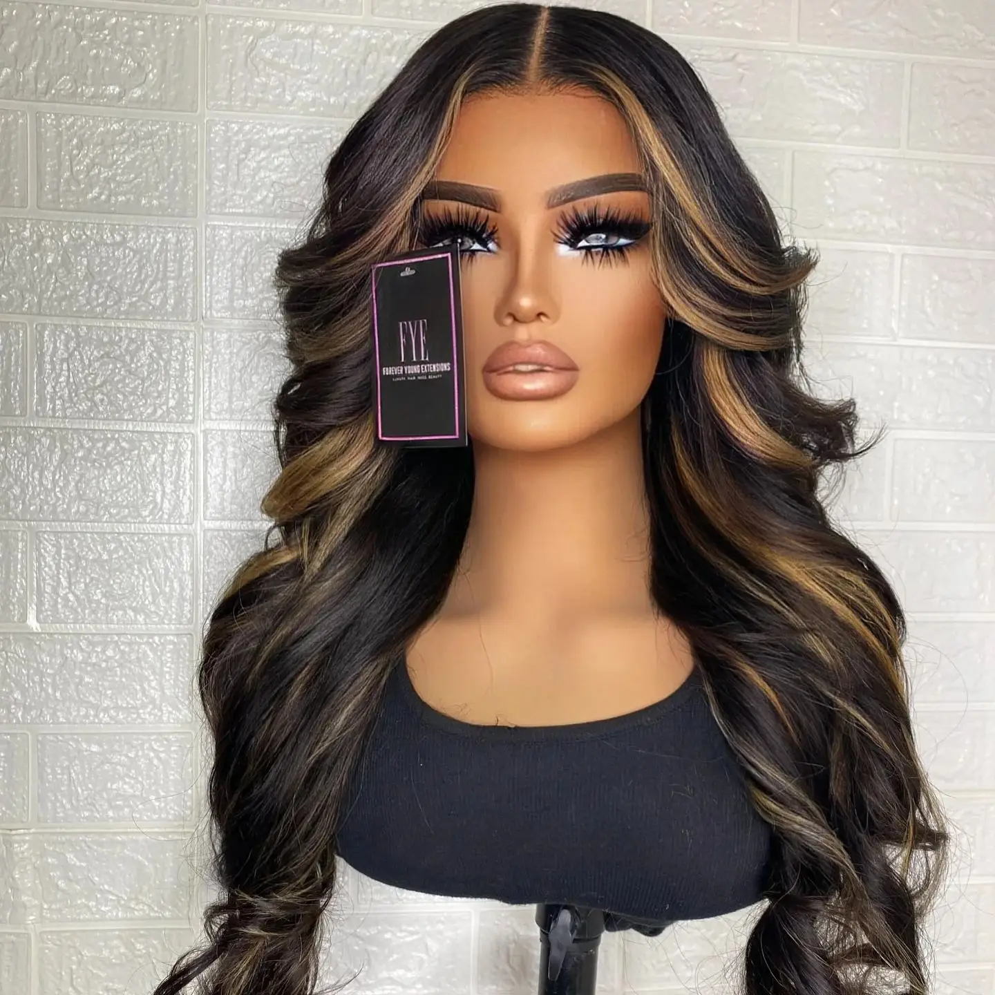 

Темные парики с мелированием балаяж, брюнетские, синтетические, с кружевным верхом, от производителя, дешевые, на распродаже, для костюма рокера