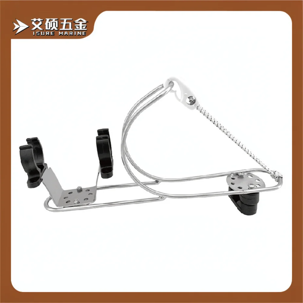 Stainless Steel Horseshoe Life Ring Bracket For ISURE Boat Yacht Marine Safety Equipment Storage Rack Hardware Mount