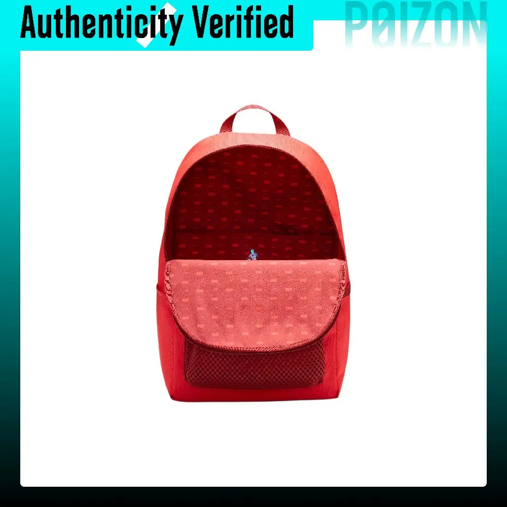 Mochila Nike LEGO Collaboration Heritage de poliéster para hombre, color rojo Gale, HV6609-612