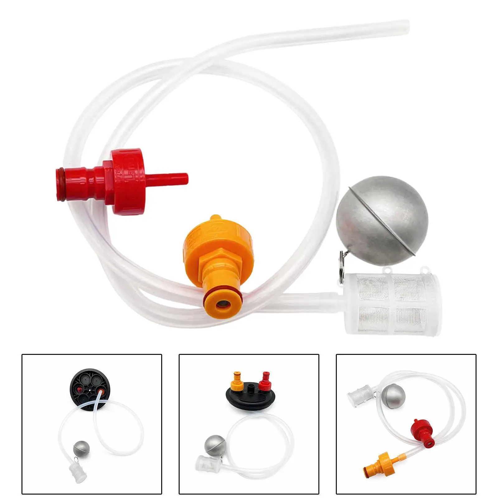 

Beer Keg Liquid Dips Tube for Brew Siphon Pump Rustproof Water Liquid Transfer Pump Compact Suction Device