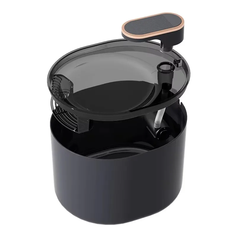 

Автоматический диспенсер для воды для домашних животных, 3 л, бесшумный угольный фильтр, циркуляционный фонтан для кошек и собак