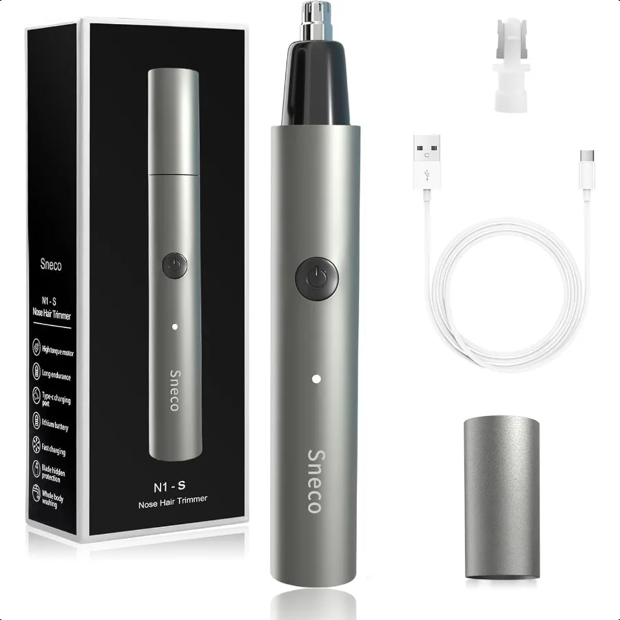 

Триммер для волос в ушах и носу, машинка для стрижки волос, профессиональный триммер для бровей для мужчин и женщин, электрический водонепроницаемый прибор для удаления волос на лице Ep