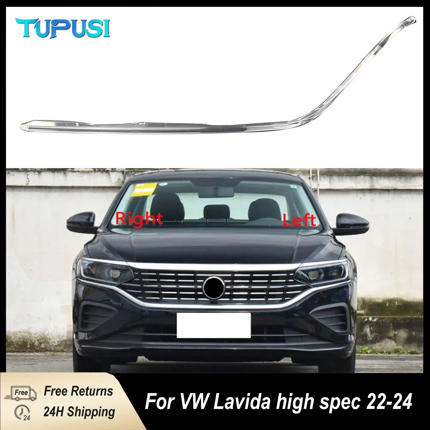 

For Volkswagen Passat 2022 2023 2024 Low DRL Headlight Light Guide Daytime Running Light Tube Daily Headlamp Emitting Tube