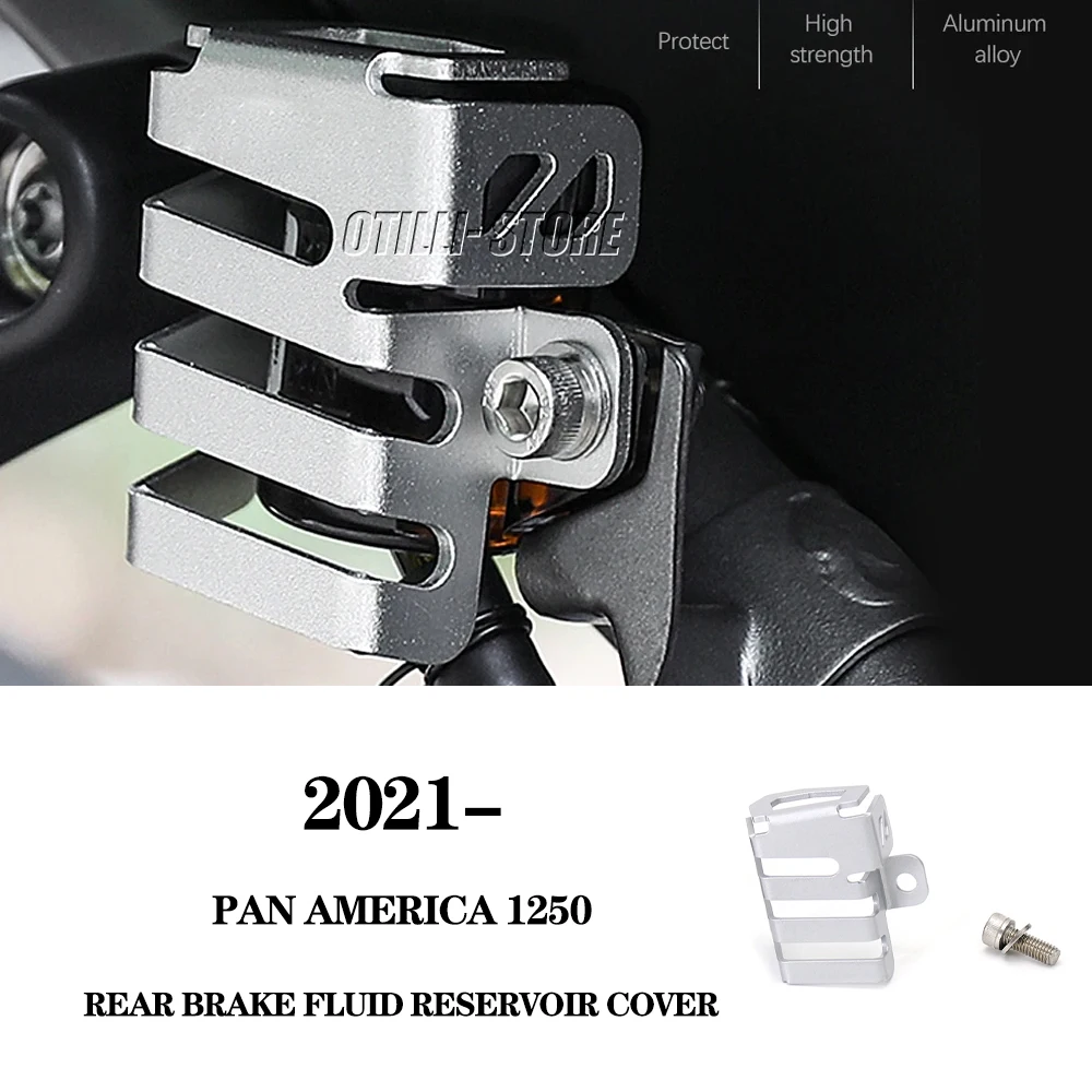

New Motorcycle Accessories Rear Brake Fluid Reservoir Guard For Pan America PAN AMERICA 1250 S PA1250 PA 1250 S 2021 2022 2023