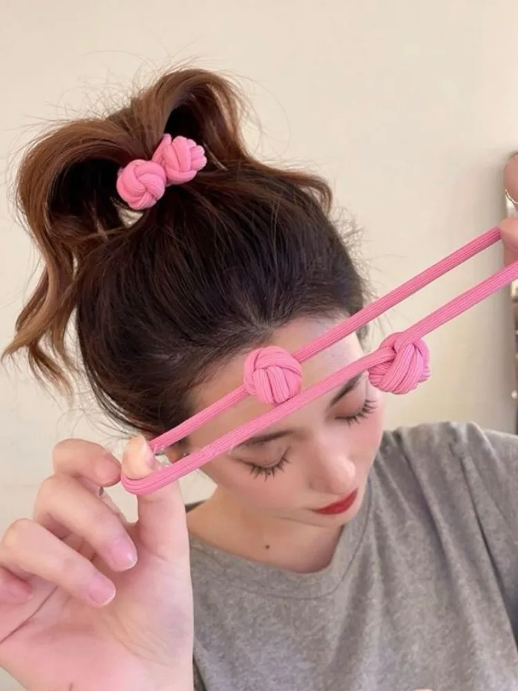 Einfaches, hochelastisches Haarband, Temperament-Haarschmuck für Frauen – Detail 1