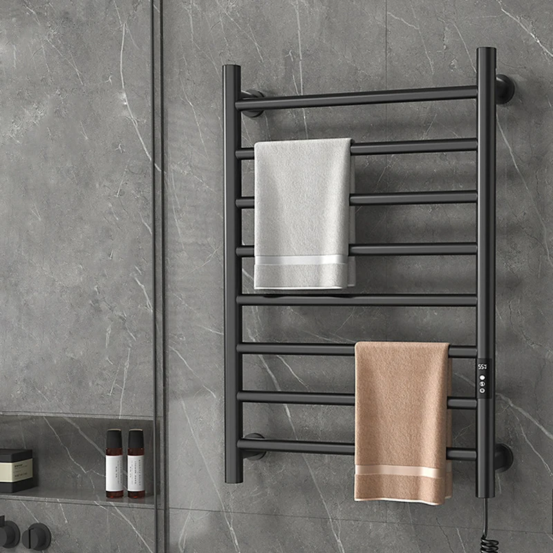 Towel Warmer 304 Stainless Steel 30-70°C adjustment 1-9H timing Smart Heated Electric Towel Rack 50*80*10cm 110V/220V