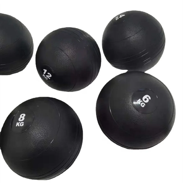 Custom LOGO gym pvc sand weight training slam ball for sport fitness exercise training