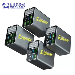 MECHANIC C-POWER 6Port Portable Fast Charging Smart Charging Station for Equipment Charging Testing Repair Charging Station Tool