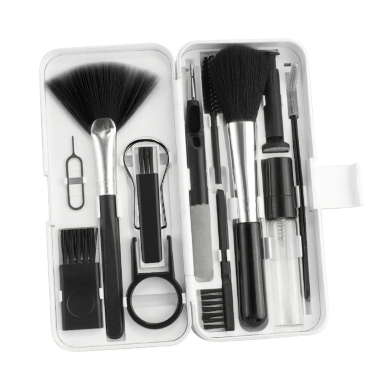 Multifunctional 18 in 1 Cleaning Brush Set Tweezer for Gadgets and Accessories