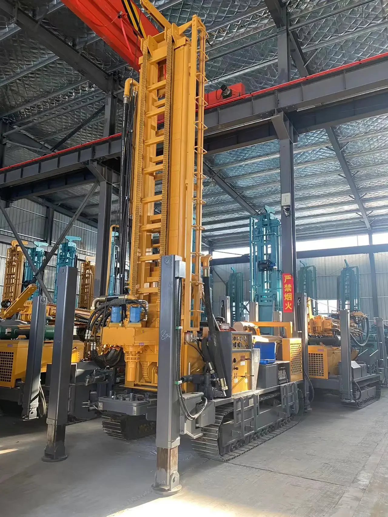 800M 1000M Movable Water Well Drilling Rig Machine 600m Drilling Depth Hard Rock Deep Powerful