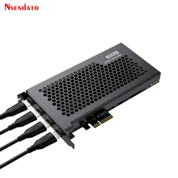 Ezcap335 PCI-E 4Ch HDMI PCIE Video Capture Grabber Board Card For Multicam Live Streaming Camcorders DSLRs Action Camera Laptop