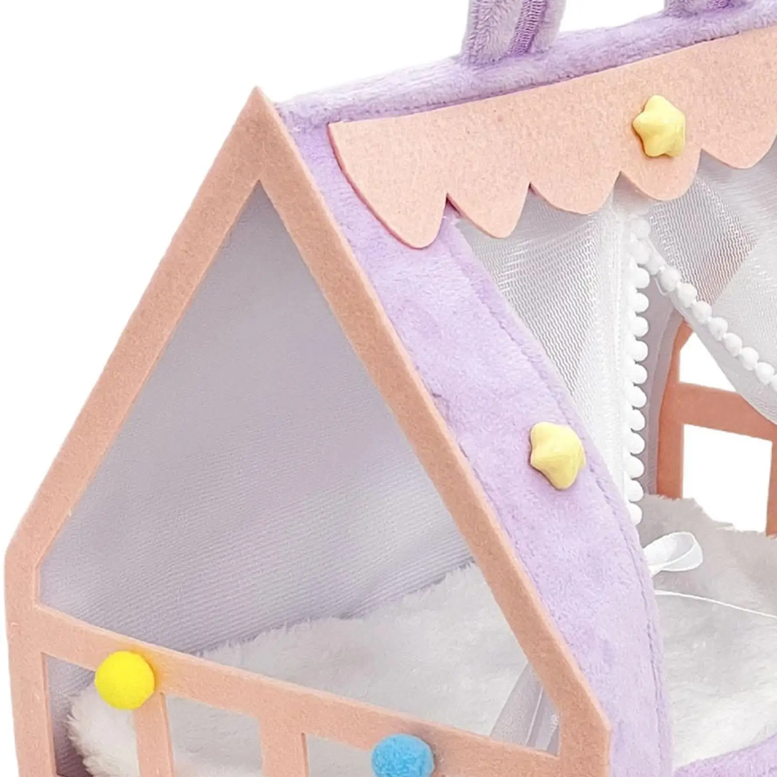 人形テントベッドポータブルかわいい快適デスクトップディスプレイミニチュア家具ドールハウスアクセサリーぬいぐるみフィギュア睡眠ベッド家庭用