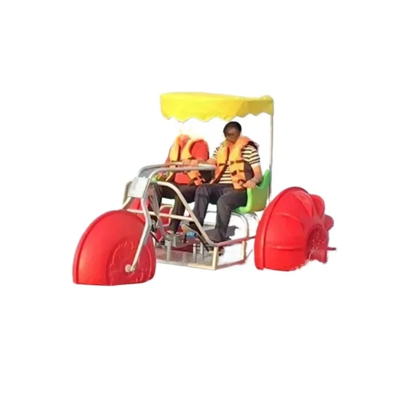 Water Park Marine Sports Equipment Pedal Boat Water Tricycle Bicycle Big Wheel
