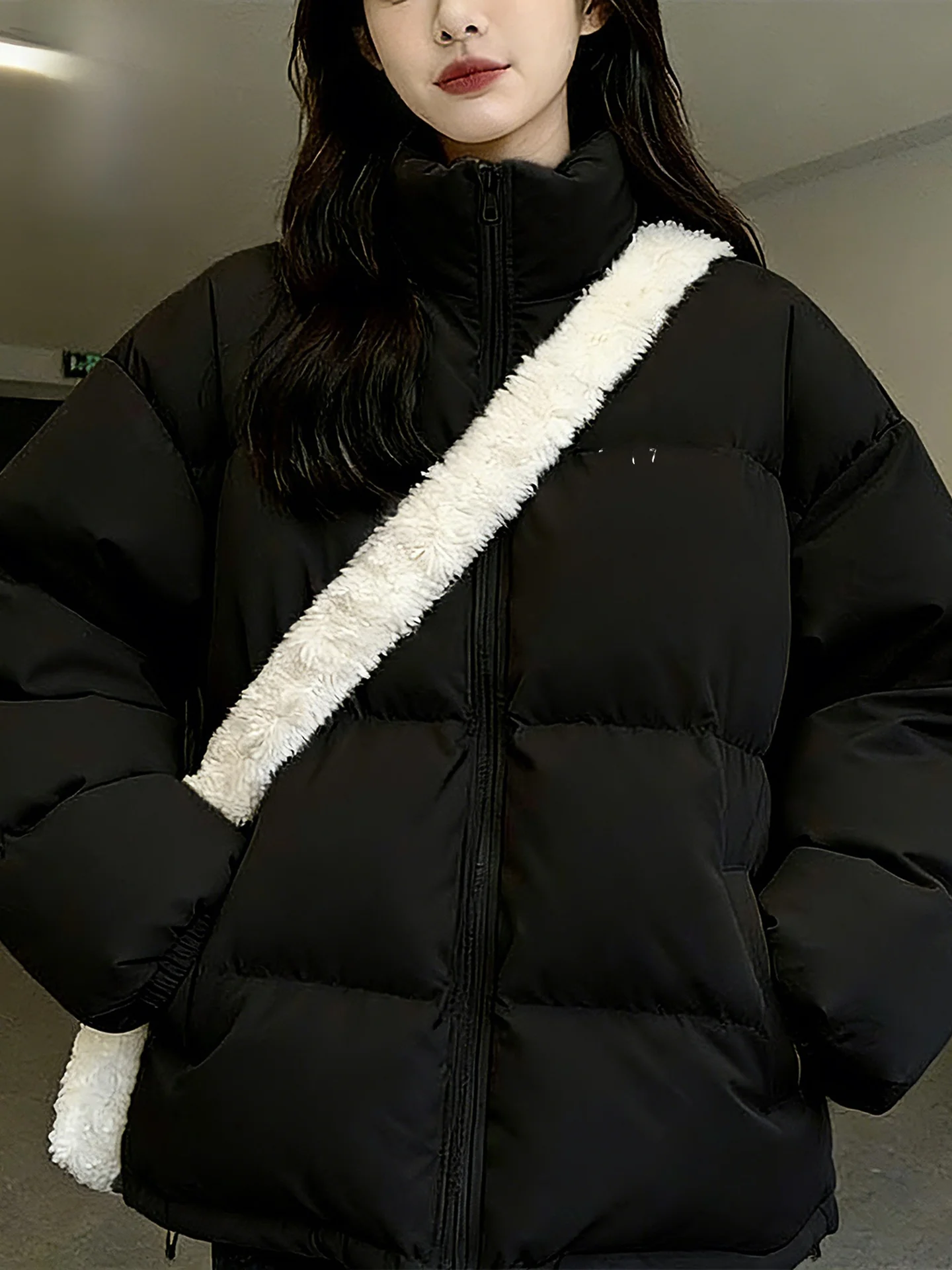 

Утепленная зимняя хлопковая куртка с принтом обезьяны, повседневная уличная одежда для молодежи