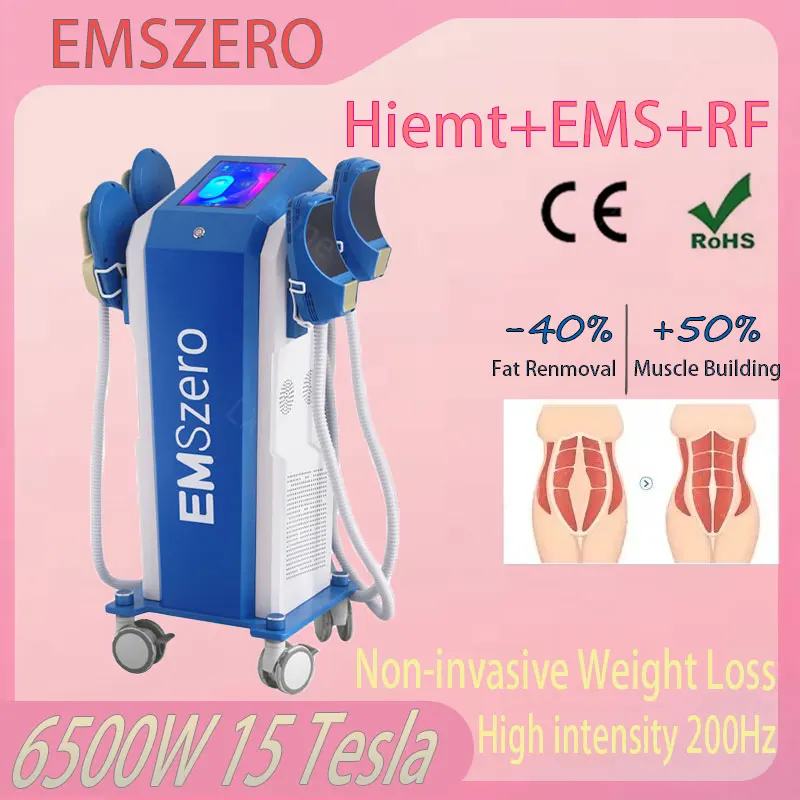 

EMS promotes muscle growth RF technology for fat removal and shaping EMSZERO 6500W 15 Tesla shaping machine