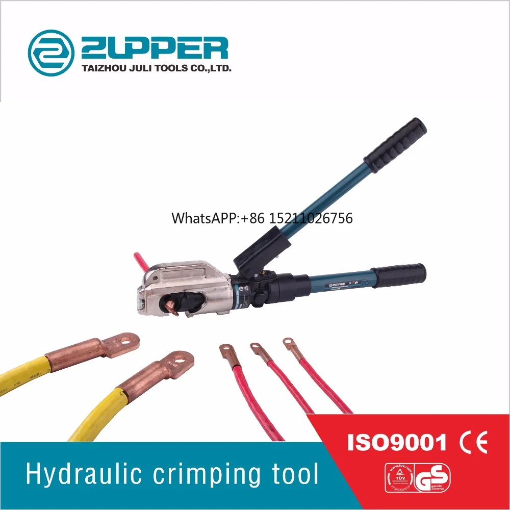 ZUPPER CYO-510B Wire lug compression tool manual Cu 50-400mm2 cable crimping quick hydraulic tool