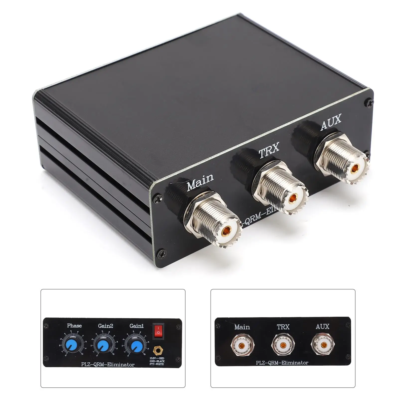 QRM Box XPhase PTT Control Canceller dla zakresu 1-30MHz do komunikacji radiowej, rozwiązań telekomunikacyjnych dla stacji radiowych